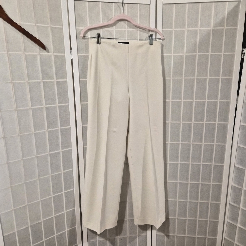 Talbots Cream Wide Pants Sz 4
